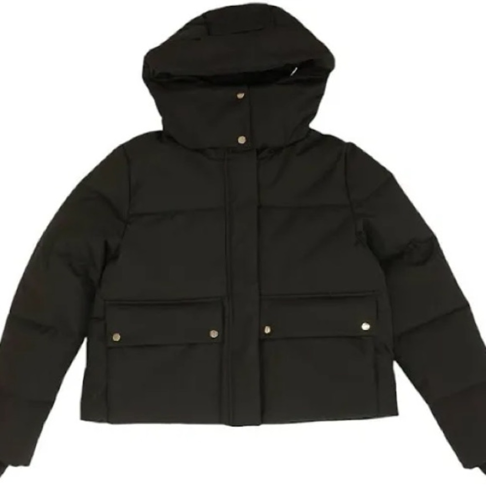 Zara Black Puffer Jacket